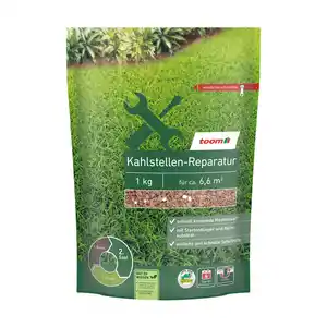 toom Rasen-Kahlstellenreparatursaat 1 kg für ca. 6,6 m²