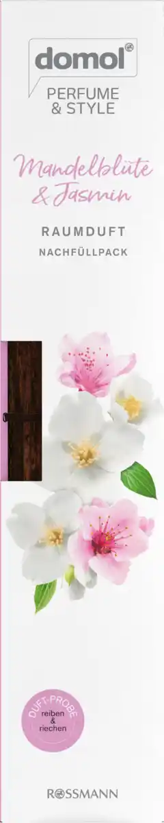 Bild 1 von domol Perfume & Style Raumduft Mandelblüte & Jasmin Nachfüllpack, 90 ml