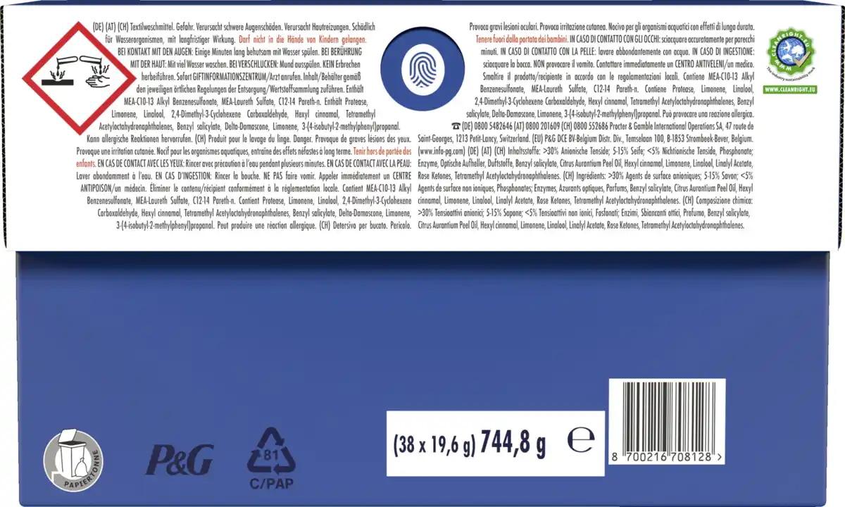 Bild 4 von Lenor Vollwaschmittel Flüssig All-in-1 Pods Aprilfrisch 38WL, 38 WL