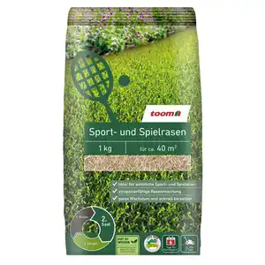 toom Sport- und Spielrasensaat 1 kg für ca. 40 m²