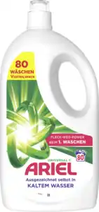 Ariel Vollwaschmittel Flüssig Regulär 80WL, 80 WL