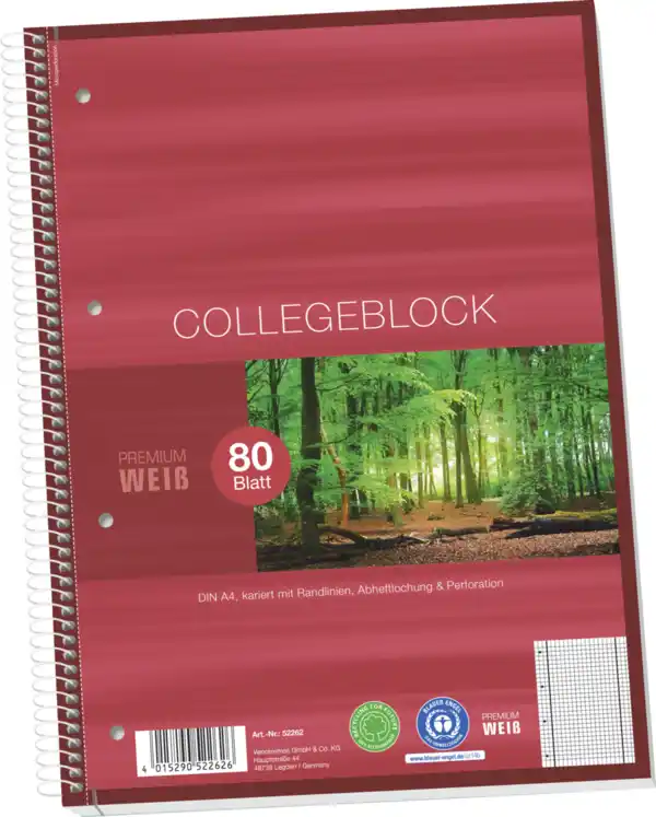 Bild 2 von Venceremos Collegeblock DIN A4 kariert