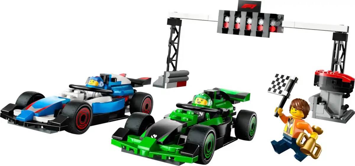 Bild 2 von LEGO CITY 60474 F1® Startaufstellung mit VCARB & Sauber Rennautos