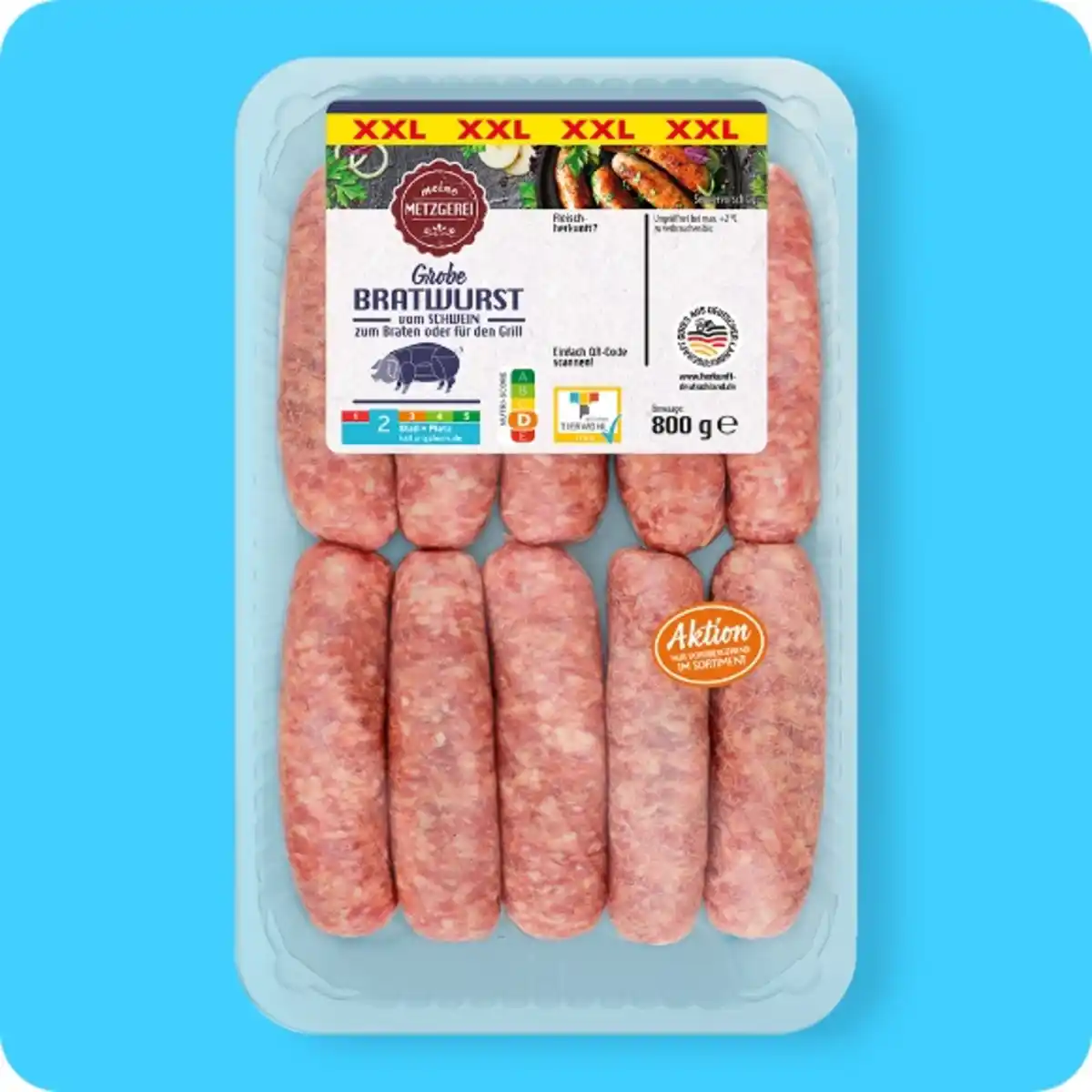 Bild 1 von MEINE METZGEREI Bratwurst, Vom Schwein