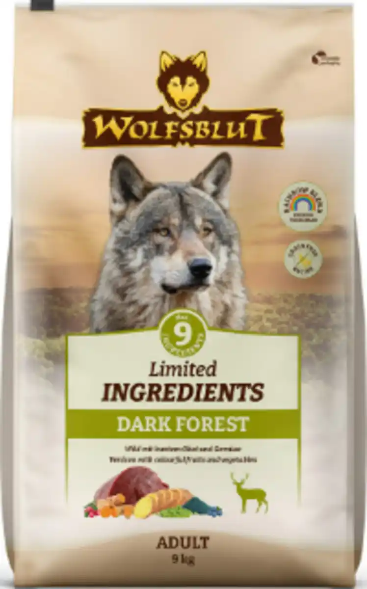 Bild 1 von Wolfsblut Hundetrockenfutter Limited Ingridients Dark Forest Adult, 9 kg