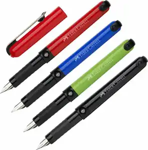 Faber-Castell Schulfüller mit 6 Patronen, blau