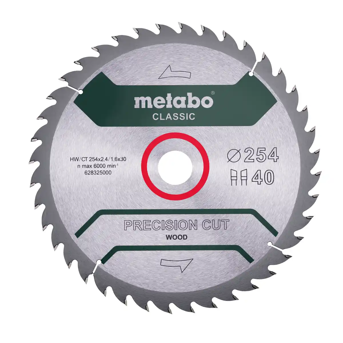 Bild 1 von Metabo Kreissägeblatt 'Precision Cut Wood Classic' 254 x 2,4 x 30 mm