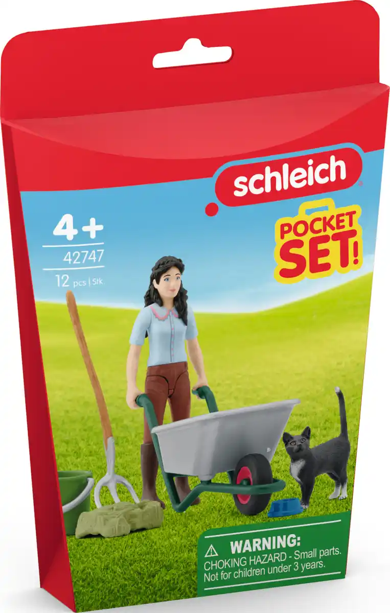 Bild 1 von Schleich 42747 Ausmist-und Pflegeset