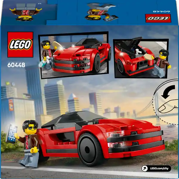 Bild 3 von LEGO CITY 60448 Roter Sportwagen
