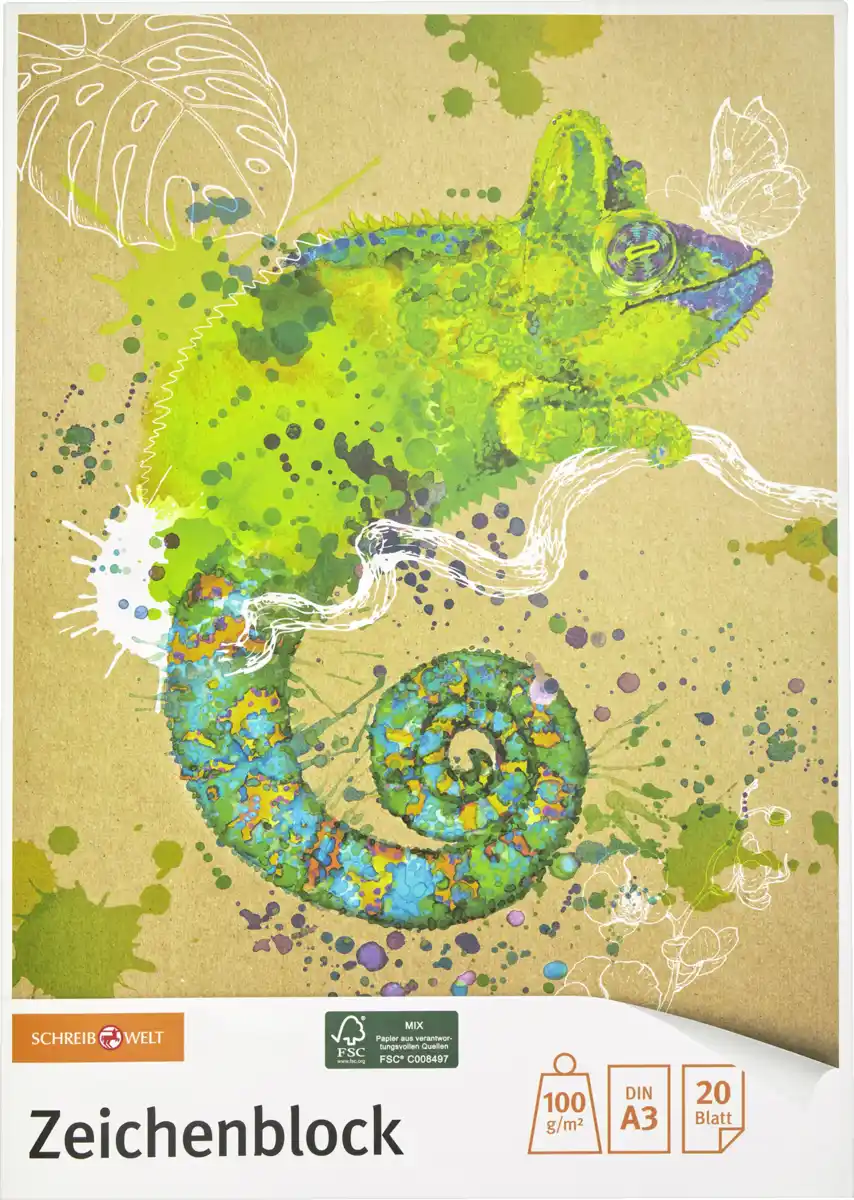 Bild 1 von SCHREIBWELT Zeichenblock DIN A3