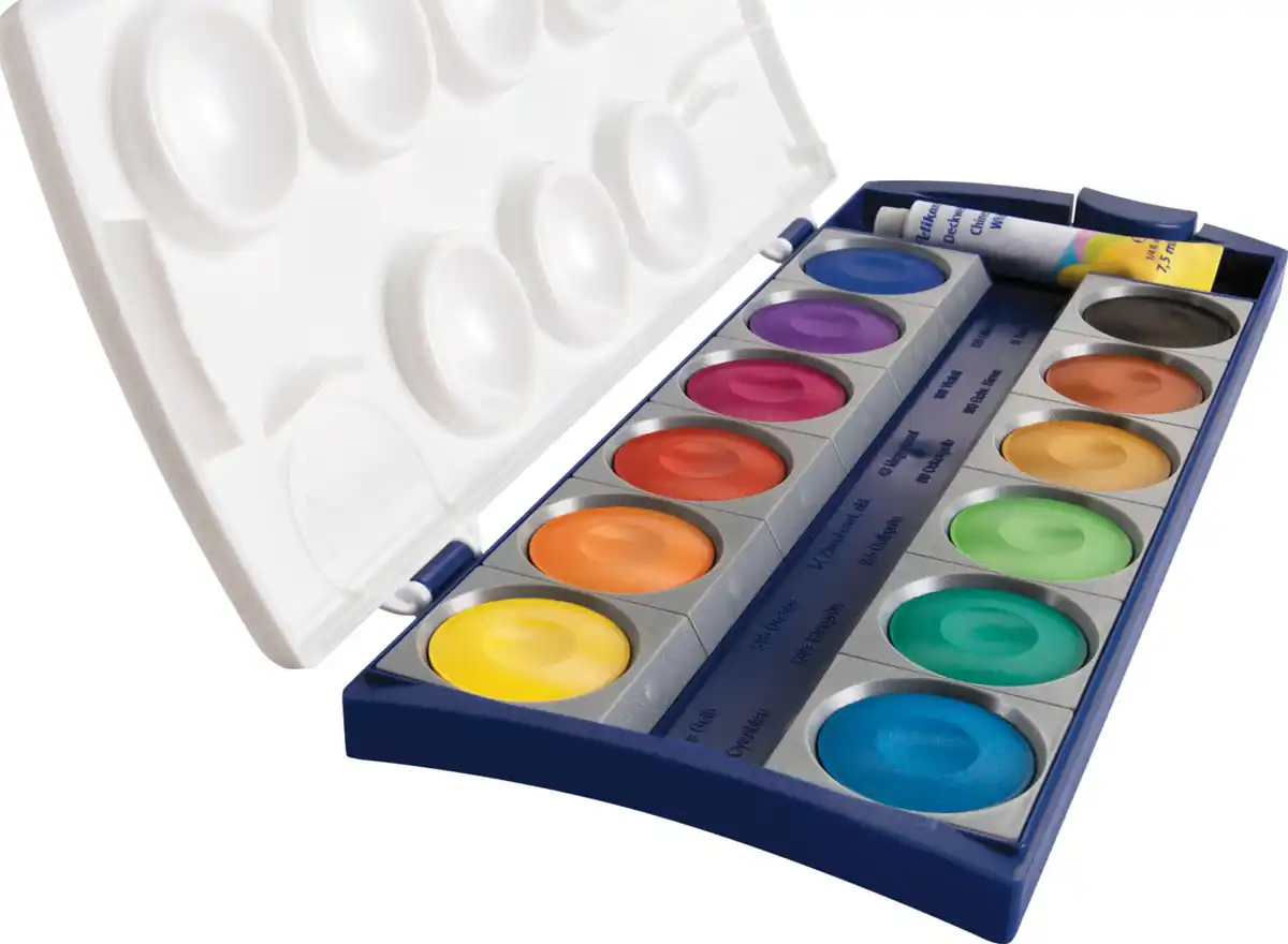Bild 4 von Pelikan Deckfarbkasten K12 mit 12 Farben und 1 Tube Deckweiß