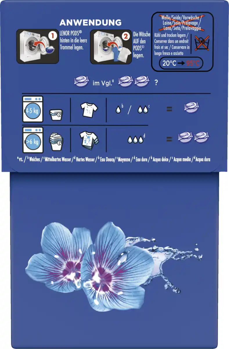 Bild 2 von Lenor Vollwaschmittel Flüssig All-in-1 Pods Aprilfrisch 38WL, 38 WL