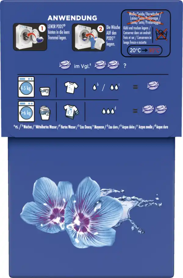 Bild 2 von Lenor Vollwaschmittel Flüssig All-in-1 Pods Aprilfrisch 38WL, 38 WL