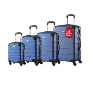 Hartschalenkofferset Essential 4er-Set, blau