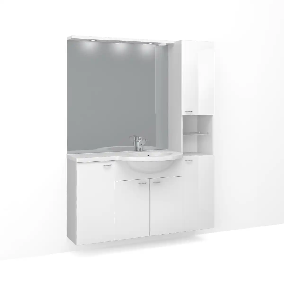 Bild 1 von Astor Badmöbelset 'Bellaria' weiß