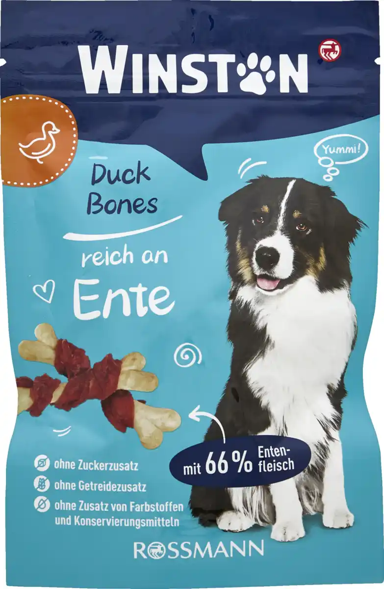 Bild 1 von Winston Hundekauknochen Ente, 80 g