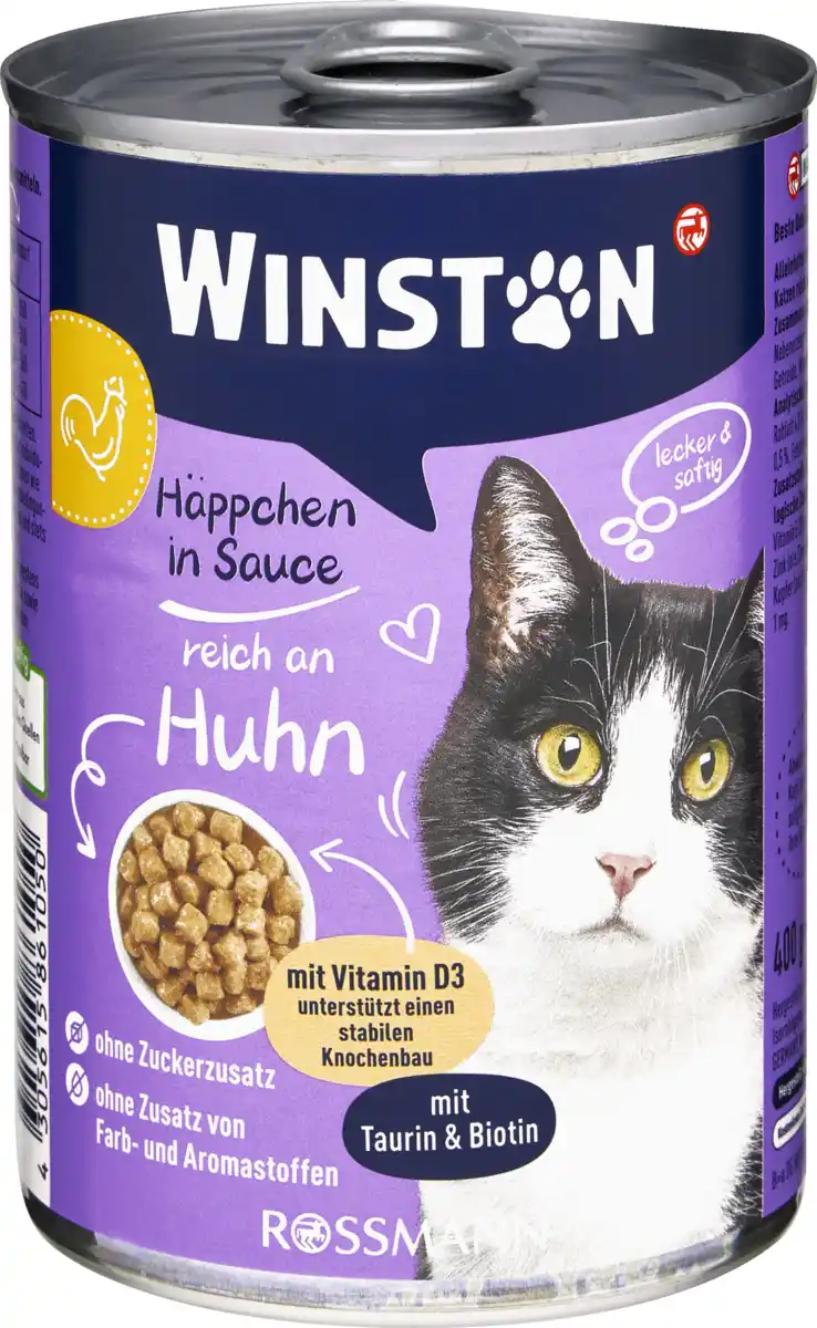 Bild 1 von Winston Saftige Häppchen reich an Huhn, 400 g