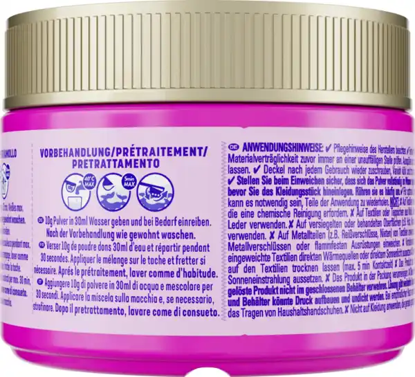 Bild 4 von Vanish Oxi Action Pulver Pink Fleckenentferner, 250 g