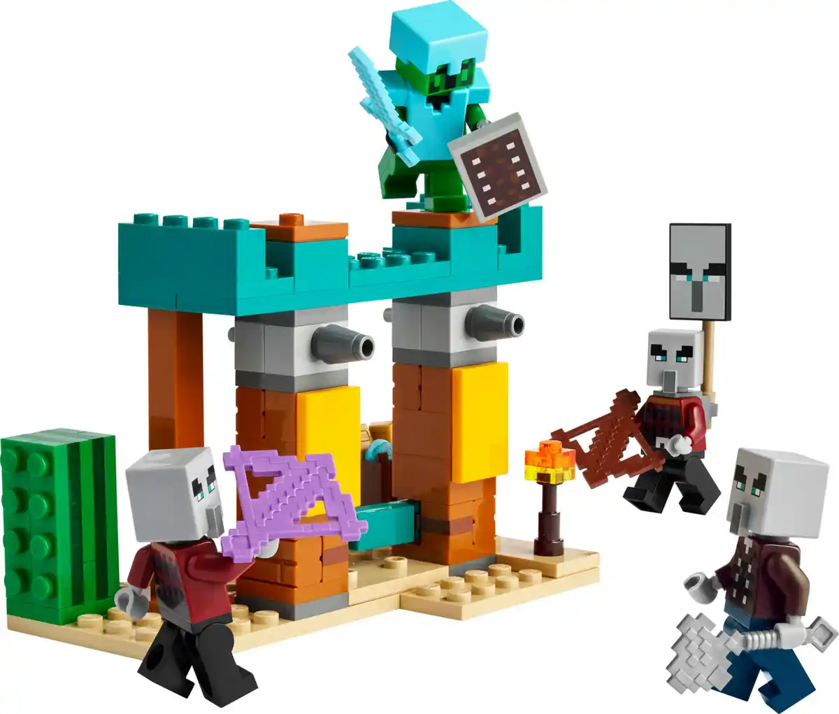 Bild 2 von LEGO Minecraft 21267 Die Illager-Wüstenpatrouille