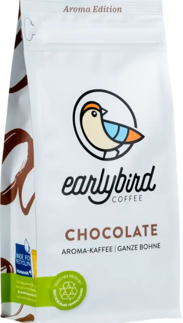 Bild 1 von earlybird coffee Kaffee mit Schokoladennote, ganze Bohne, 250 g