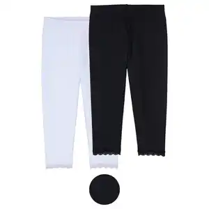 UP2FASHION BASICS D Radler Capri Leggings Spitze 2er - Lang