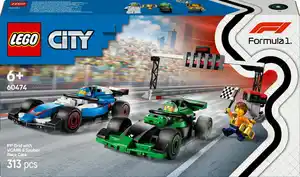 LEGO CITY 60474 F1® Startaufstellung mit VCARB & Sauber Rennautos