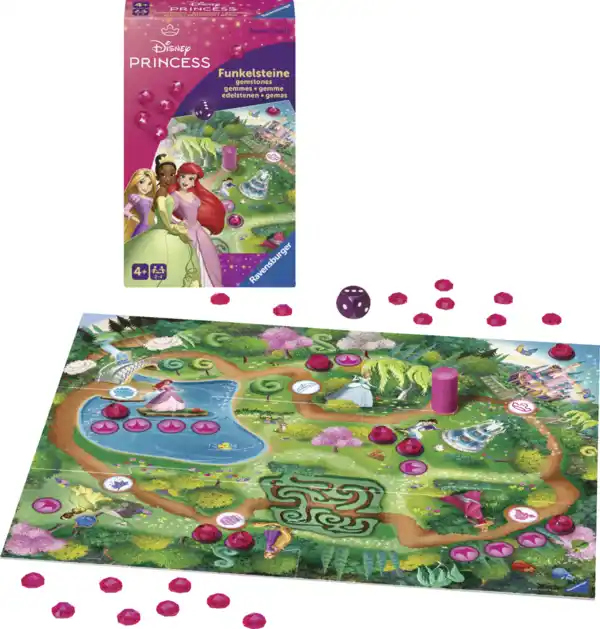 Bild 2 von Ravensburger Disney Princess Funkelsteine Brettspiel