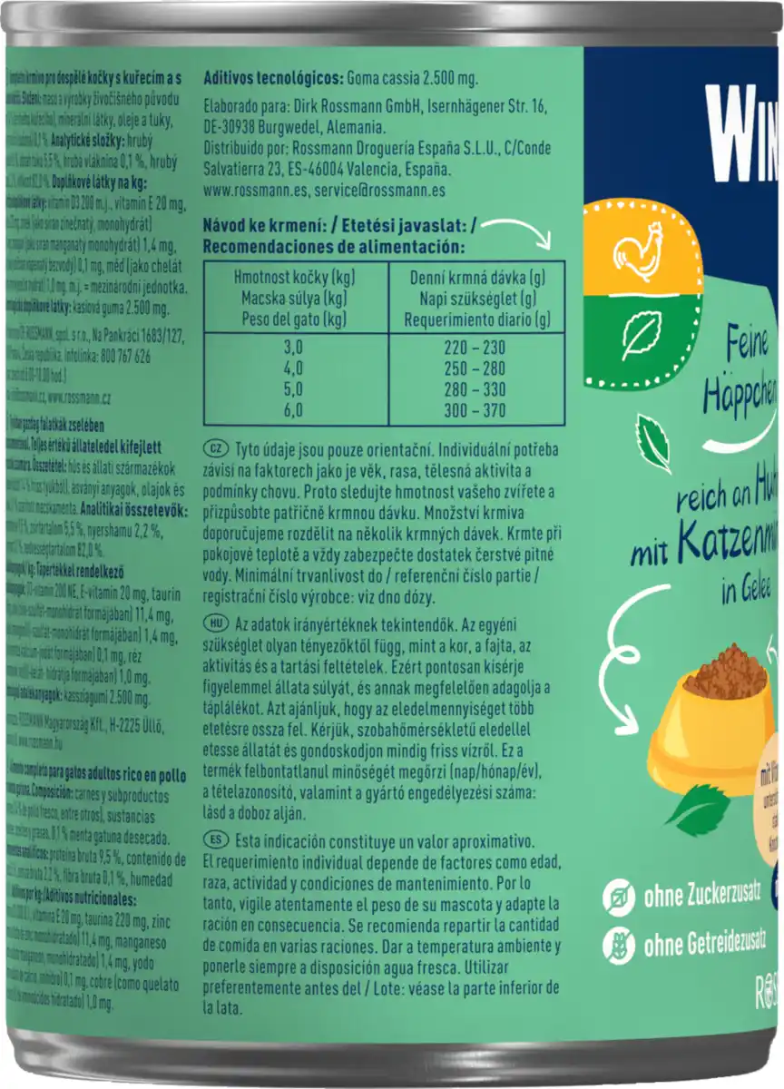 Bild 4 von Winston Menü reich an Huhn mit Katzenminze, 400 g