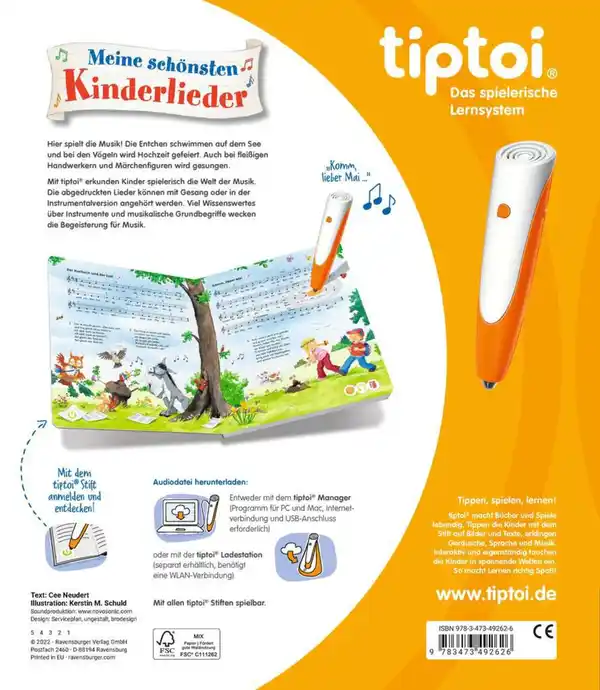 Bild 2 von Ravensburger Tiptoi Buch Meine schönsten Kinderlieder