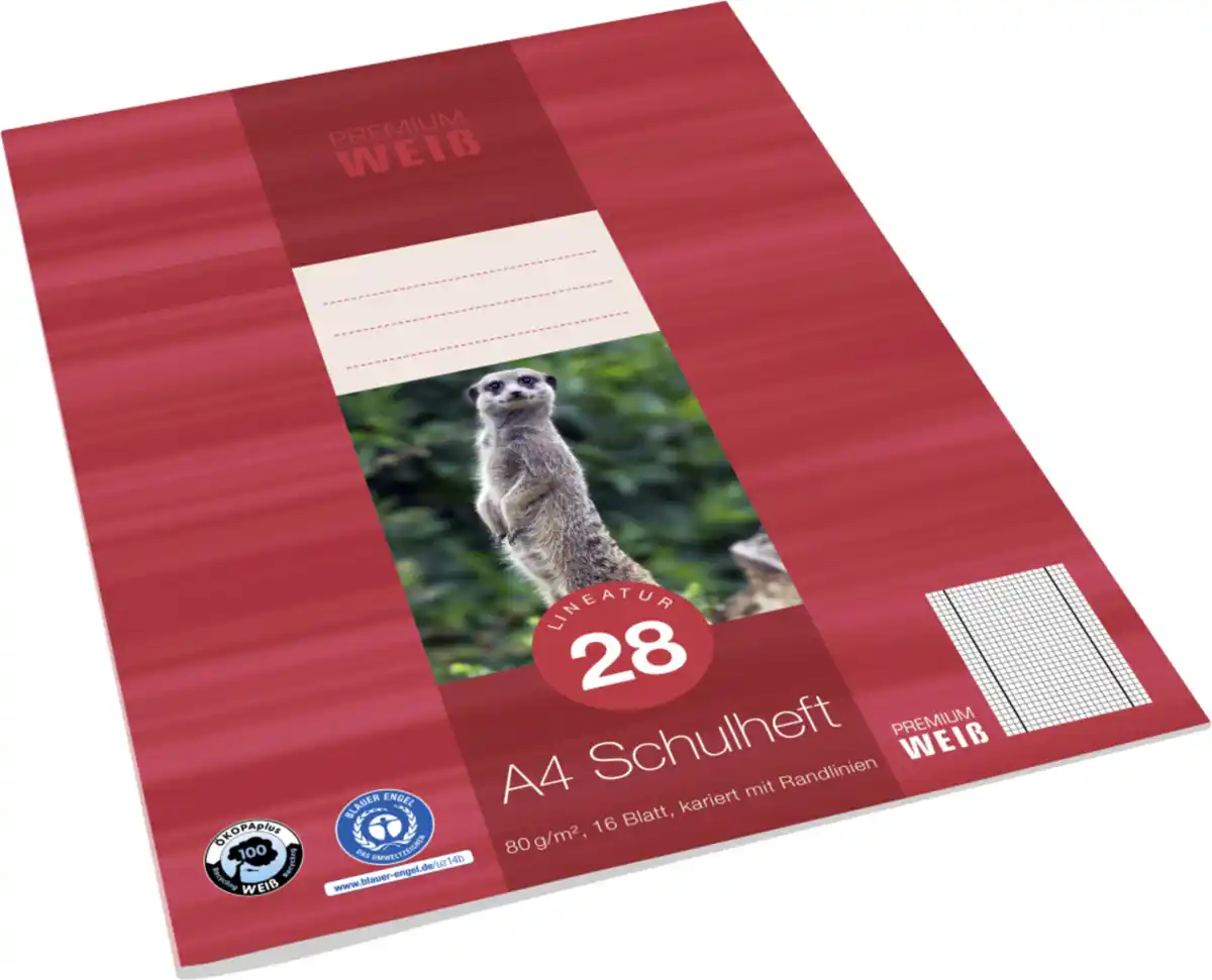 Bild 1 von Venceremos A4 Schulheft, Lin. 28, 16 Blatt