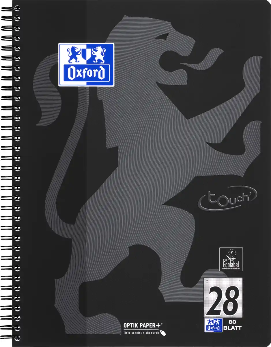 Bild 1 von Oxford A4+ Collegeblock, 80 Blatt, 4-fach gelocht