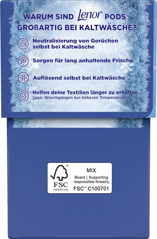 Bild 3 von Lenor Vollwaschmittel Flüssig All-in-1 Pods Aprilfrisch 38WL, 38 WL