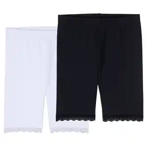UP2FASHION BASICS D Radler Capri Leggings Spitze 2er - Radfahren
