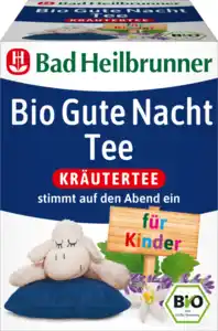Bad Heilbrunner Kindertee, Gute Nacht Tee (8 Beutel)