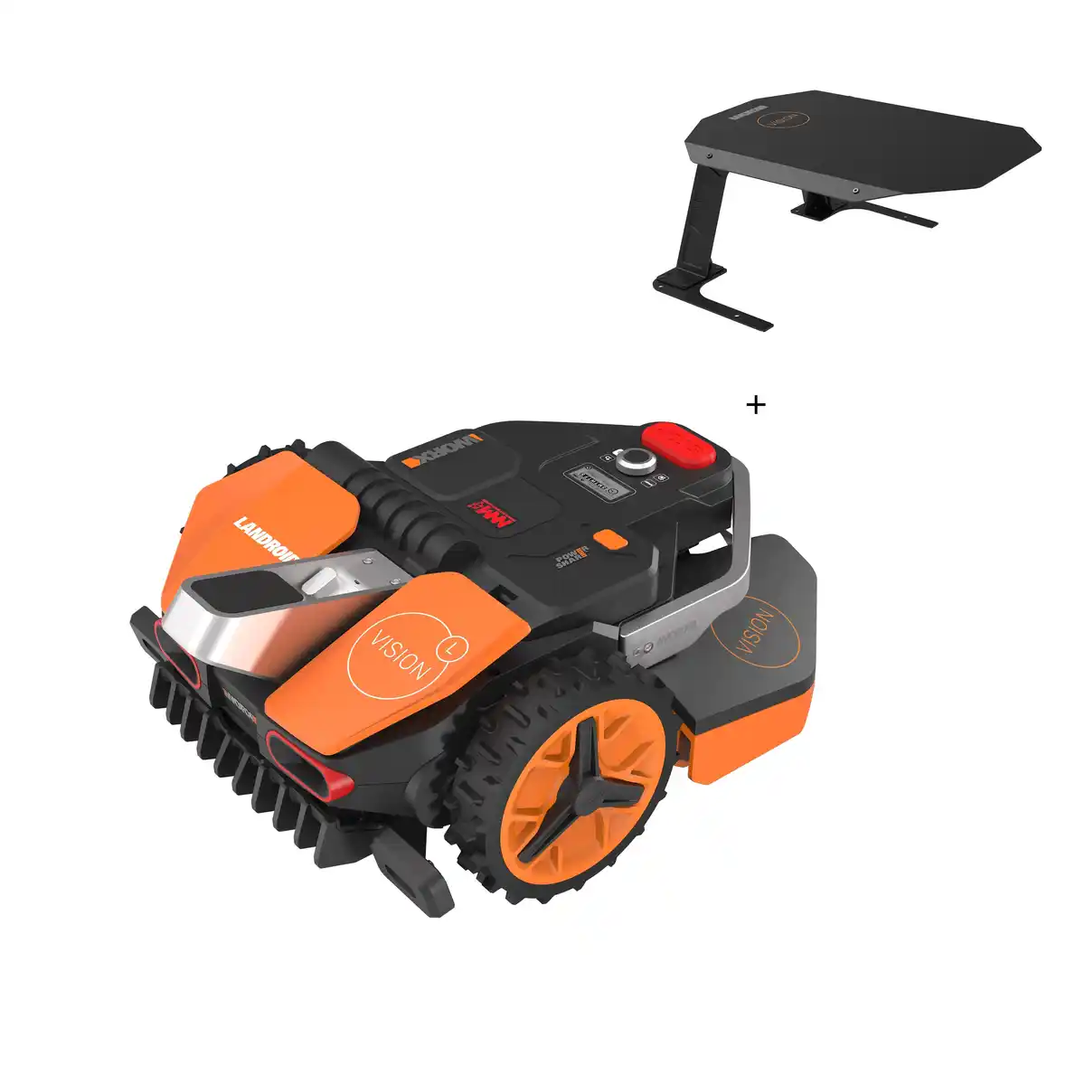 Bild 1 von Worx Mähroboter Vision L1300 22 cm Schnittbreite inkl. Akku und Garage