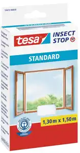 tesa Fliegengitter STANDARD 130 x 150 cm weiß individuell kürzbar