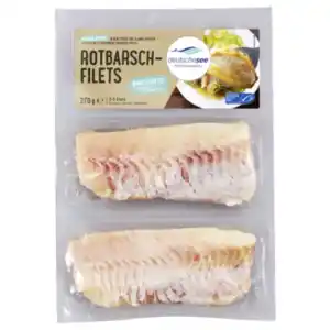 Deutsche See Rotbarsch-Filets oder Kabeljau-Filets