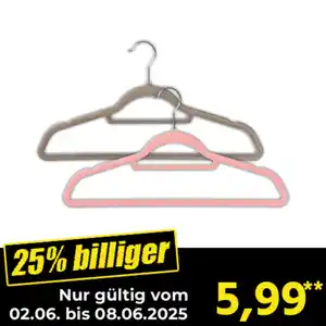 Toptex XXL-Kleiderbügel 22er-Set