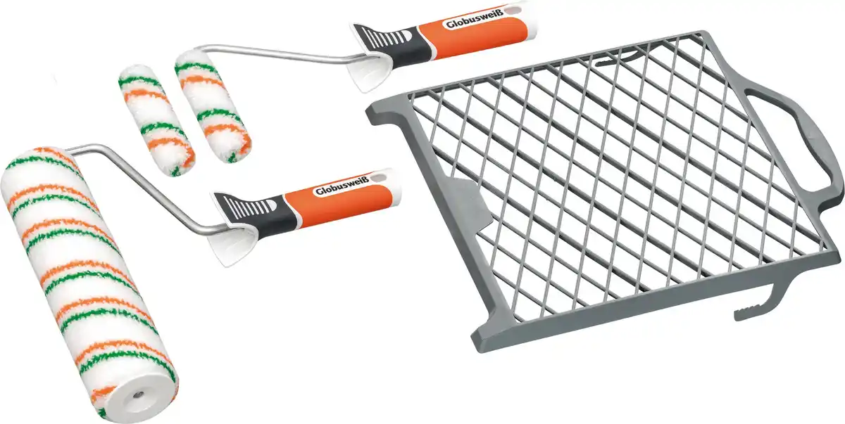 Bild 1 von Globusweiß Farbroller-Set 6 tlg mit 3K Griff