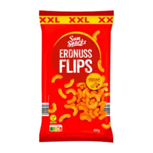 SUN SNACKS Erdnussflips XXL 450g