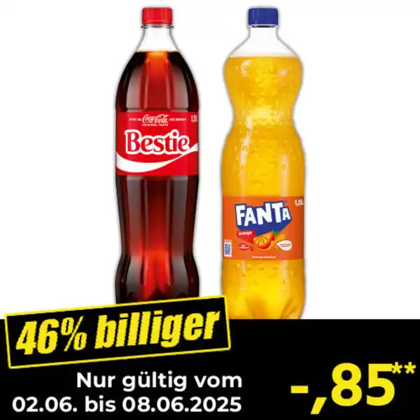 Bild 1 von Coca-Cola/ Fanta/ Sprite/ MezzoMix Erfrischungsgetränk
