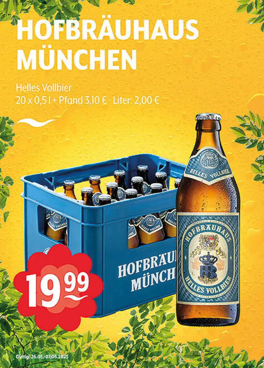 Bild 1 von HOFBRÄUHAUS MÜNCHEN Helles Vollbier