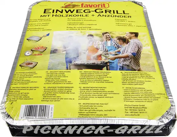 Bild 1 von Favorit Einweg- und Picknick-Grill