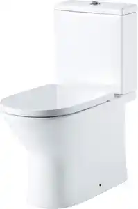 Primaster Stand WC spülrandlos Mara Tiefspüler weiß inkl. WC Sitz und Spülkasten