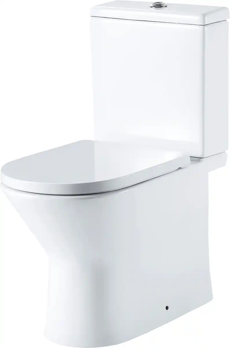 Bild 1 von Primaster Stand WC spülrandlos Mara Tiefspüler weiß inkl. WC Sitz und Spülkasten