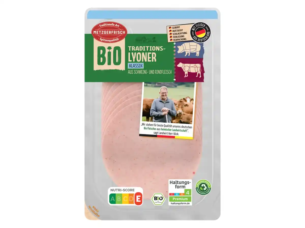 Bild 1 von Metzgerfrisch Bio Wurstaufschnitt,  125 g