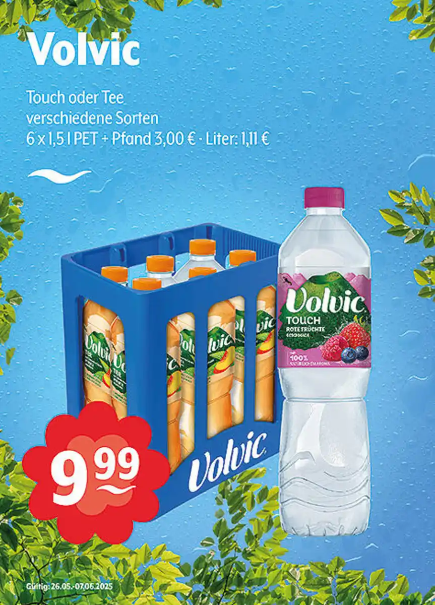 Bild 1 von Volvic Touch oder Tee verschiedene Sorten
