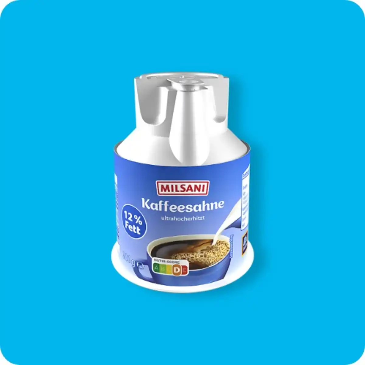 Bild 1 von MILSANI Kaffeesahne, 12 % Fett