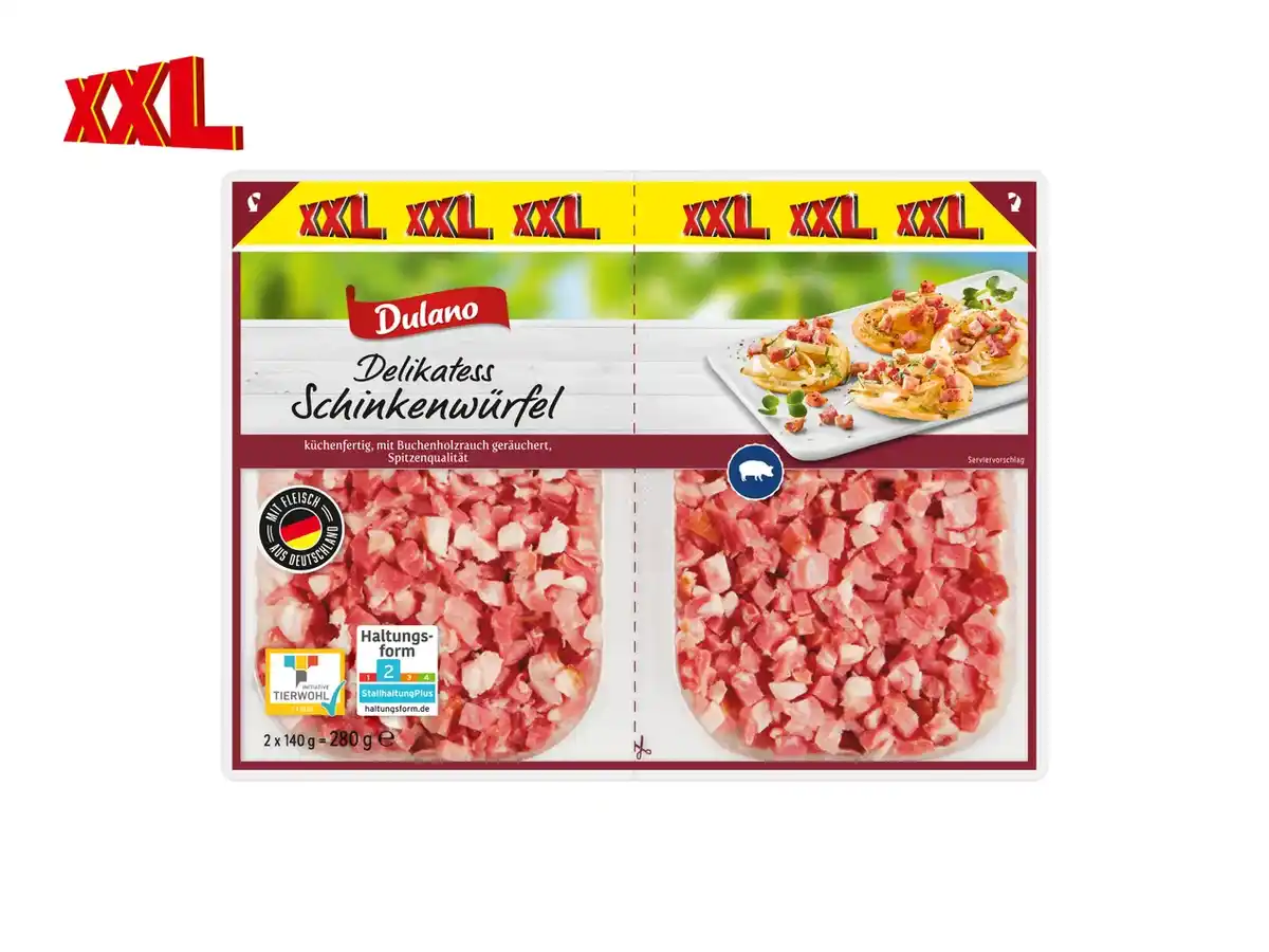 Bild 1 von Dulano Delikatess Schinkenwürfel XXL