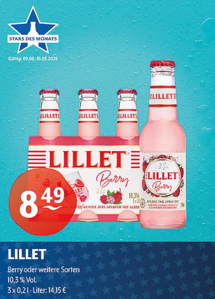 Bild 1 von LILLET Berry oder weitere Sorten 10,3 % Vol.